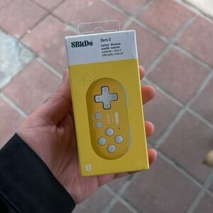 8Bitdo Zero 2 Mini Yellow Bluetooth Keychain Sized Gamepad